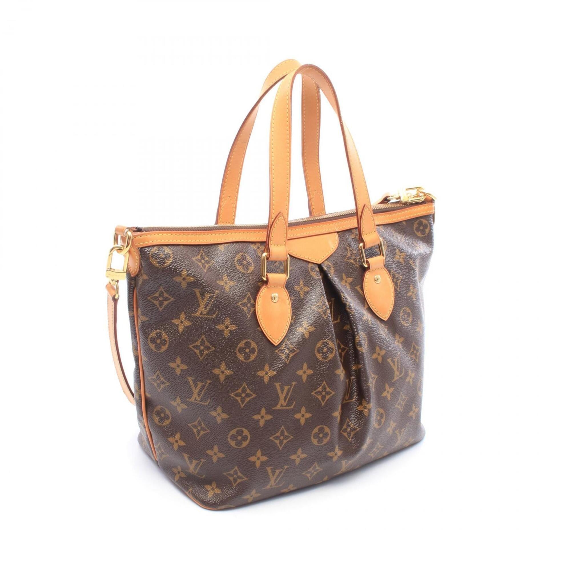 Louis Vuitton Brown Coated Canvas Pvc Leather Handbag (Pre-Owned)