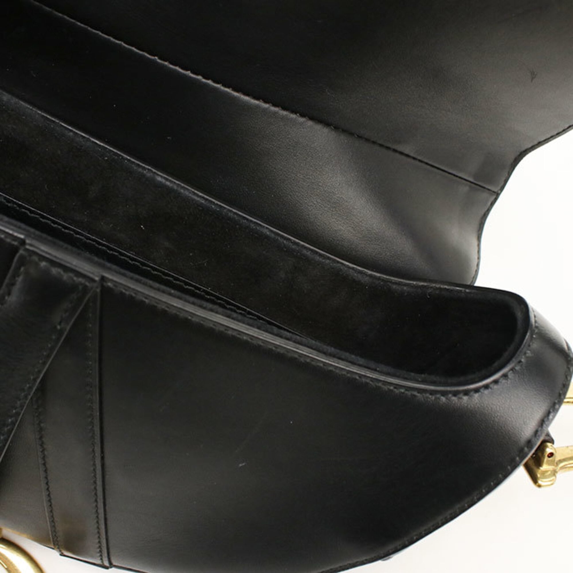 Christian Dior Black Leather Shoulder Bag (Pre-Owned)