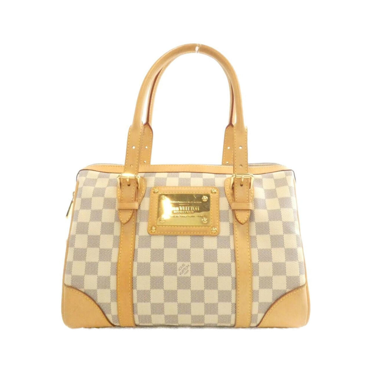 Louis Vuitton Azur Coated Canvas Handbag (Pre-Owned)