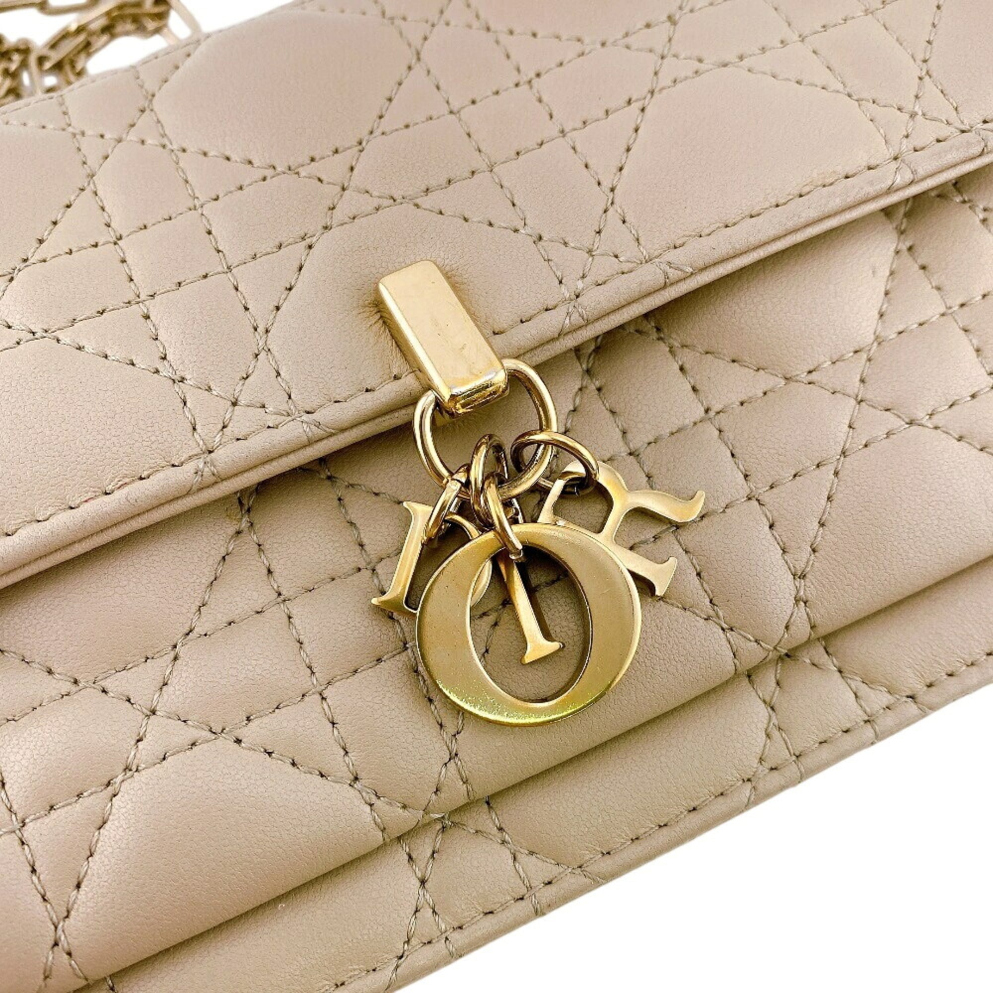 Christian Dior Beige Leather (Pre-Owned)