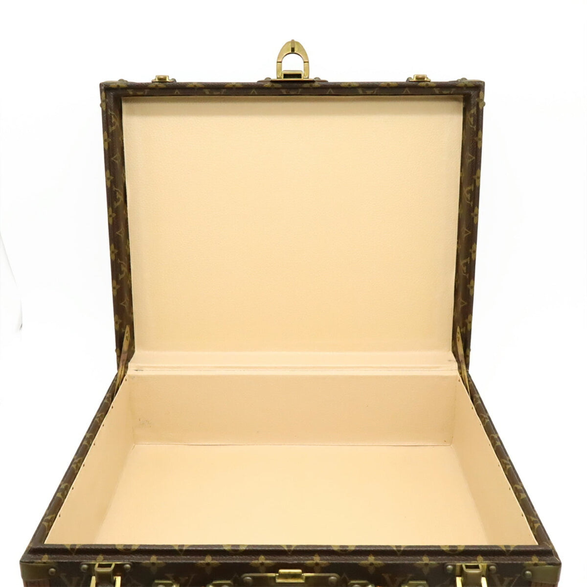 Louis Vuitton Brown Monogram Canvas Pvc Coated Canvas Attaché Case Handbag (Pre-Owned)