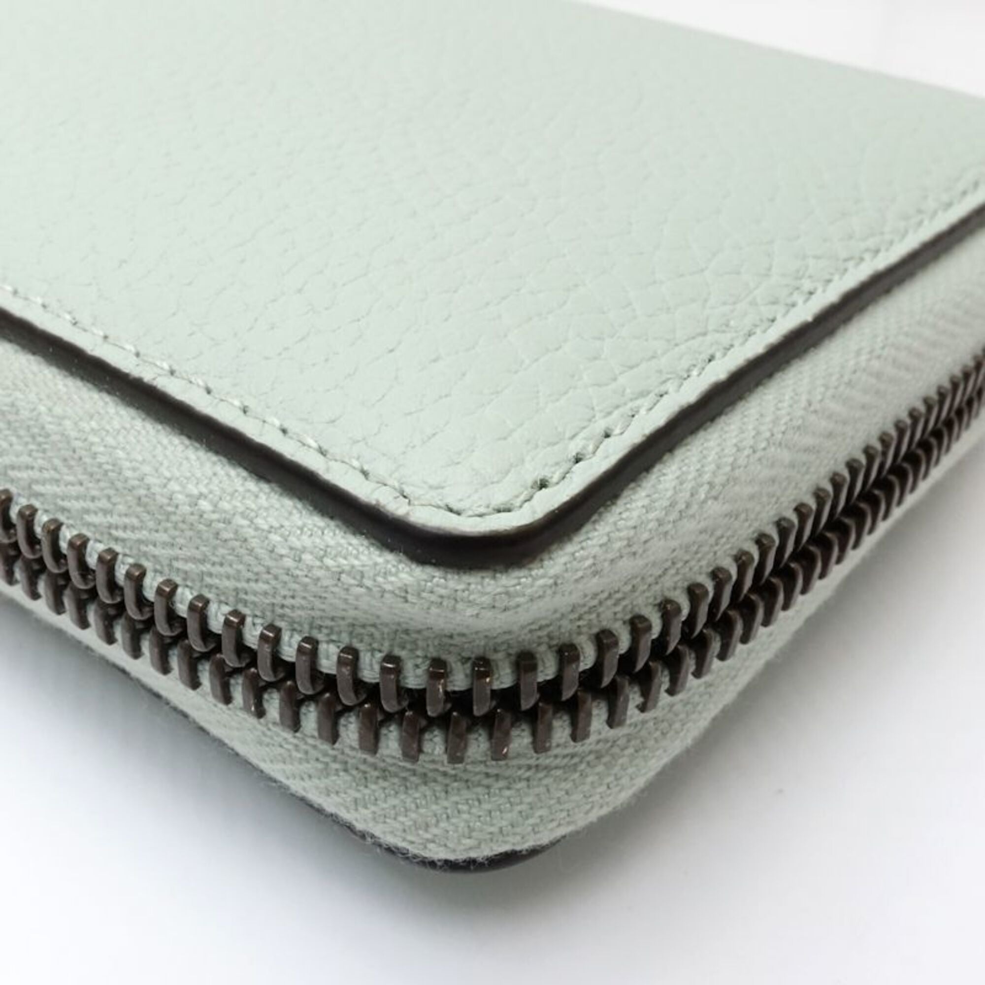 Gucci Pale Green Leather Long Wallet (Bi-Fold) (Pre-Owned)
