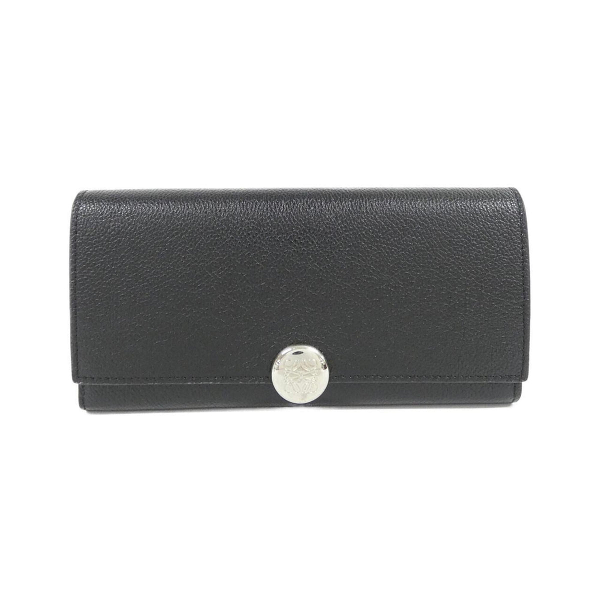 Loewe Black Leather Long Wallet (Bi-Fold) (Pre-Owned)