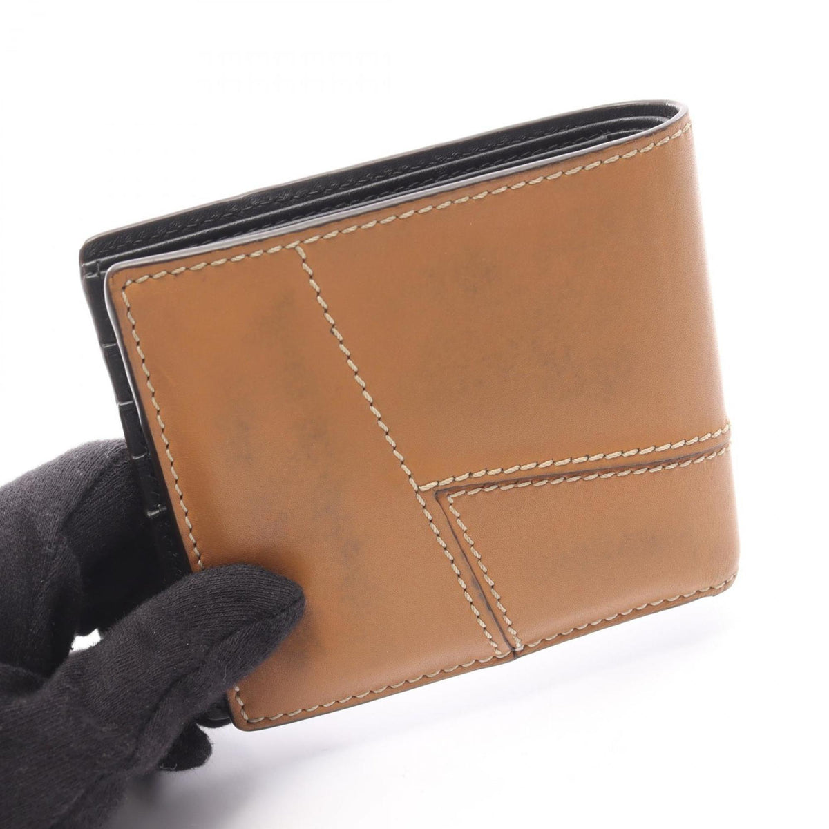 Loewe Brown Leather Wallet (Bi-Fold) (Pre-Owned)