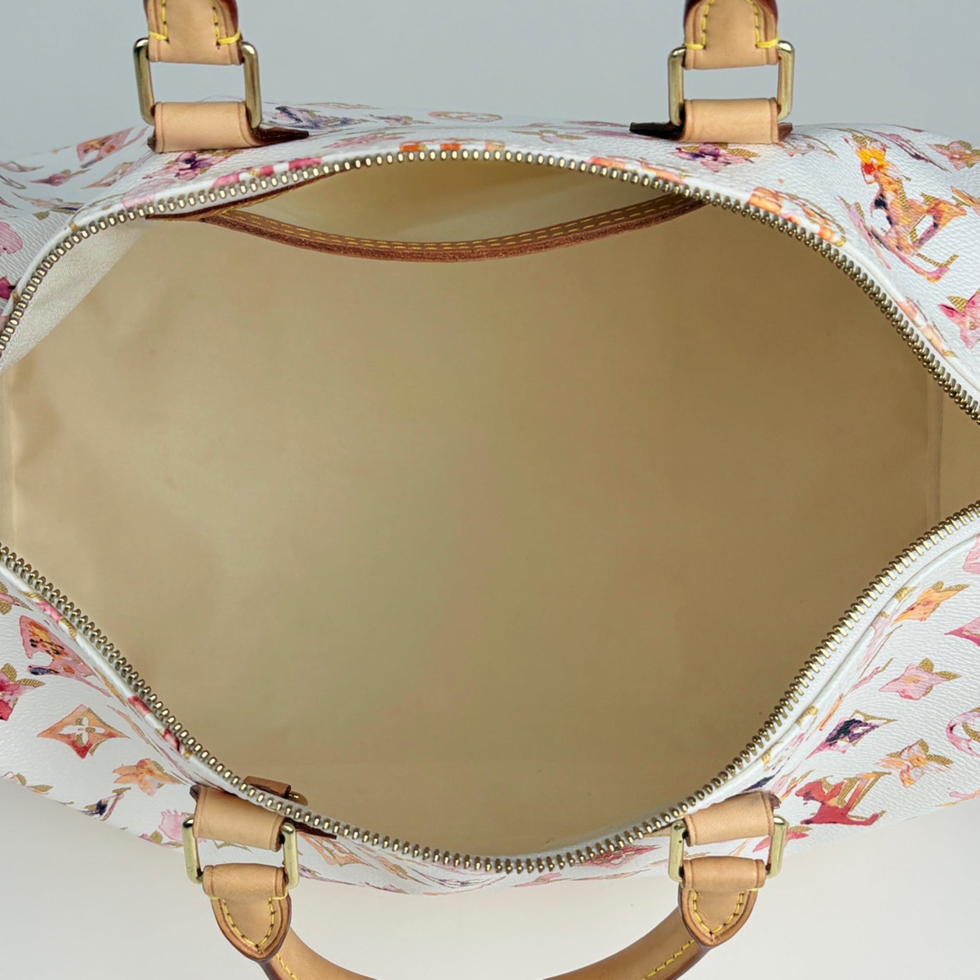Louis Vuitton Blanc White Monogram Handbag (Pre-Owned)