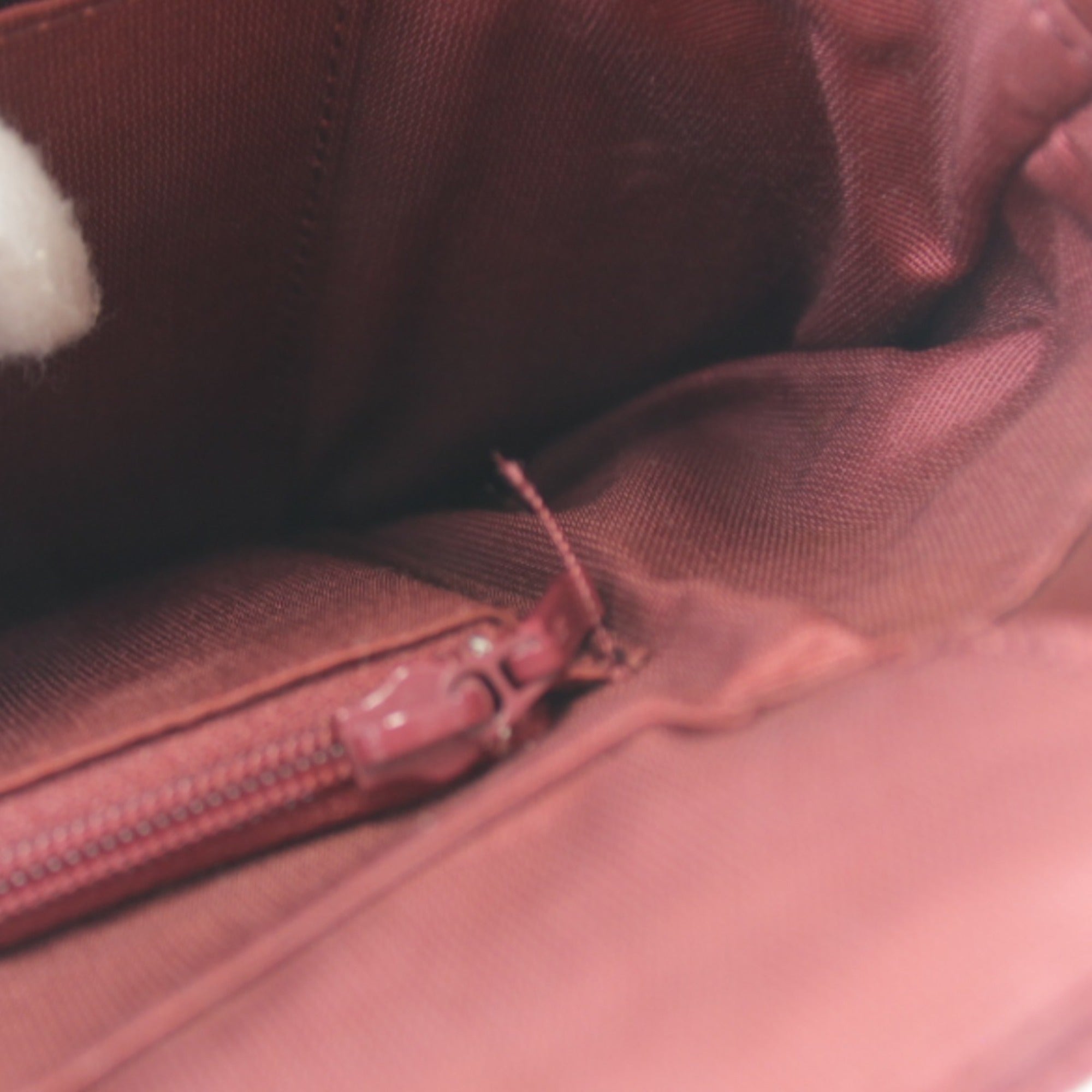 Burberry Red Color Canvas Leather Handbag (Pre-Owned)