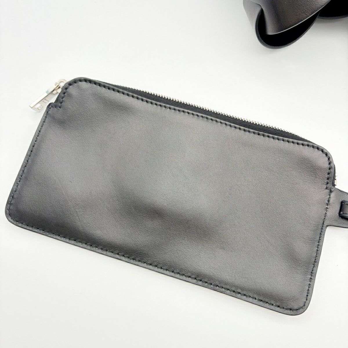Prada Black Leather Tote Bag (Pre-Owned)