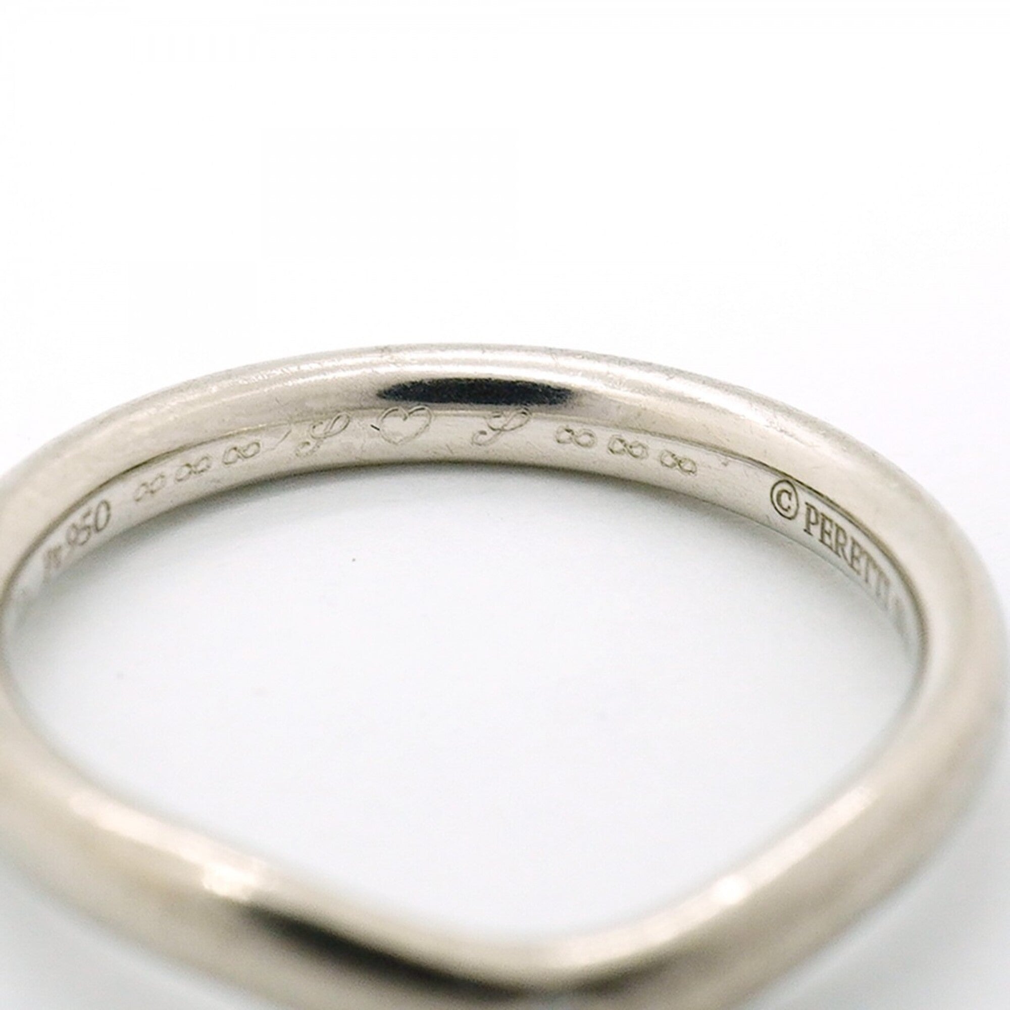 Tiffany Platinum 950 Band Ring (Pre-Owned)