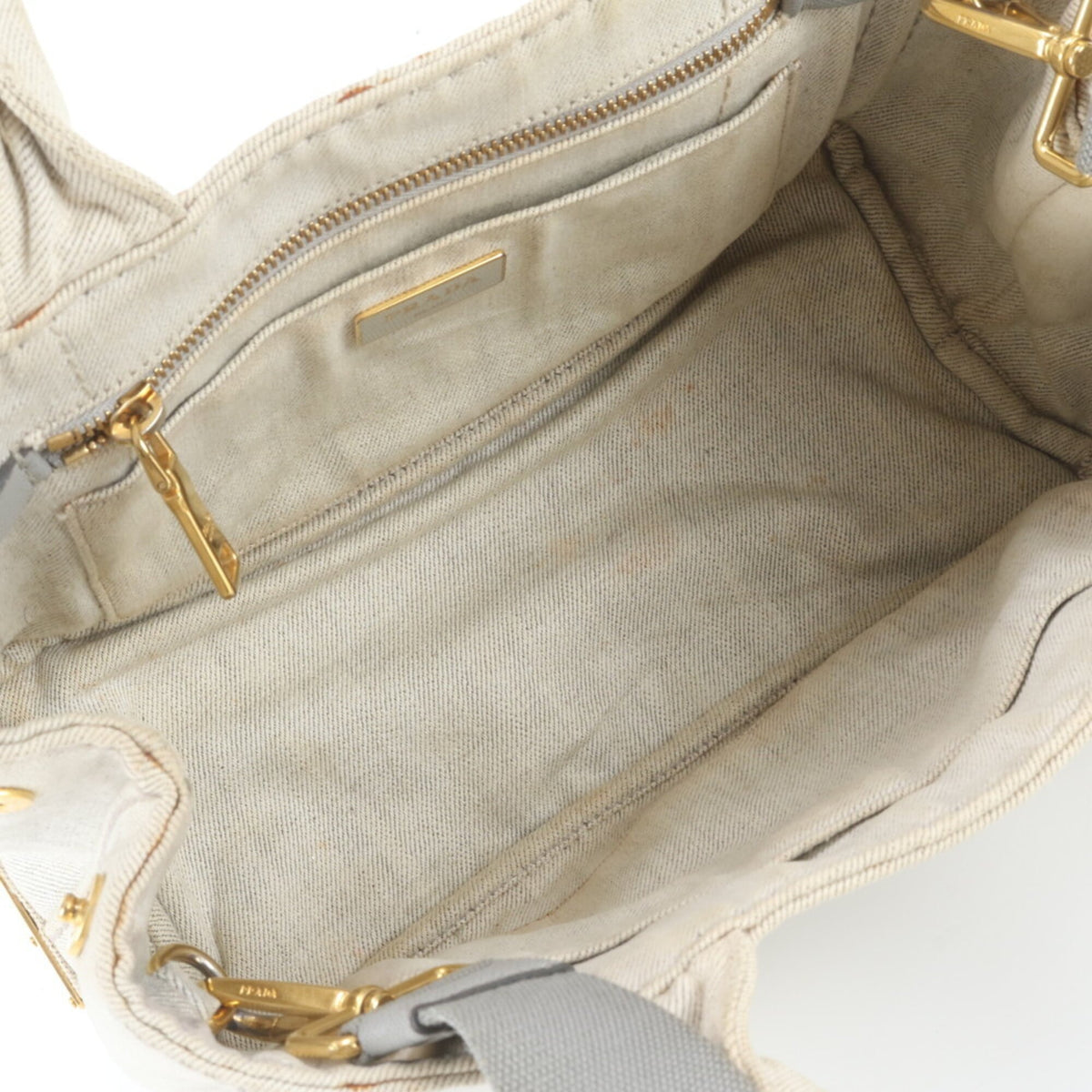 Prada Gray Crossbody Bag Handbag Shoulder Bag Tote Bag (Pre-Owned)