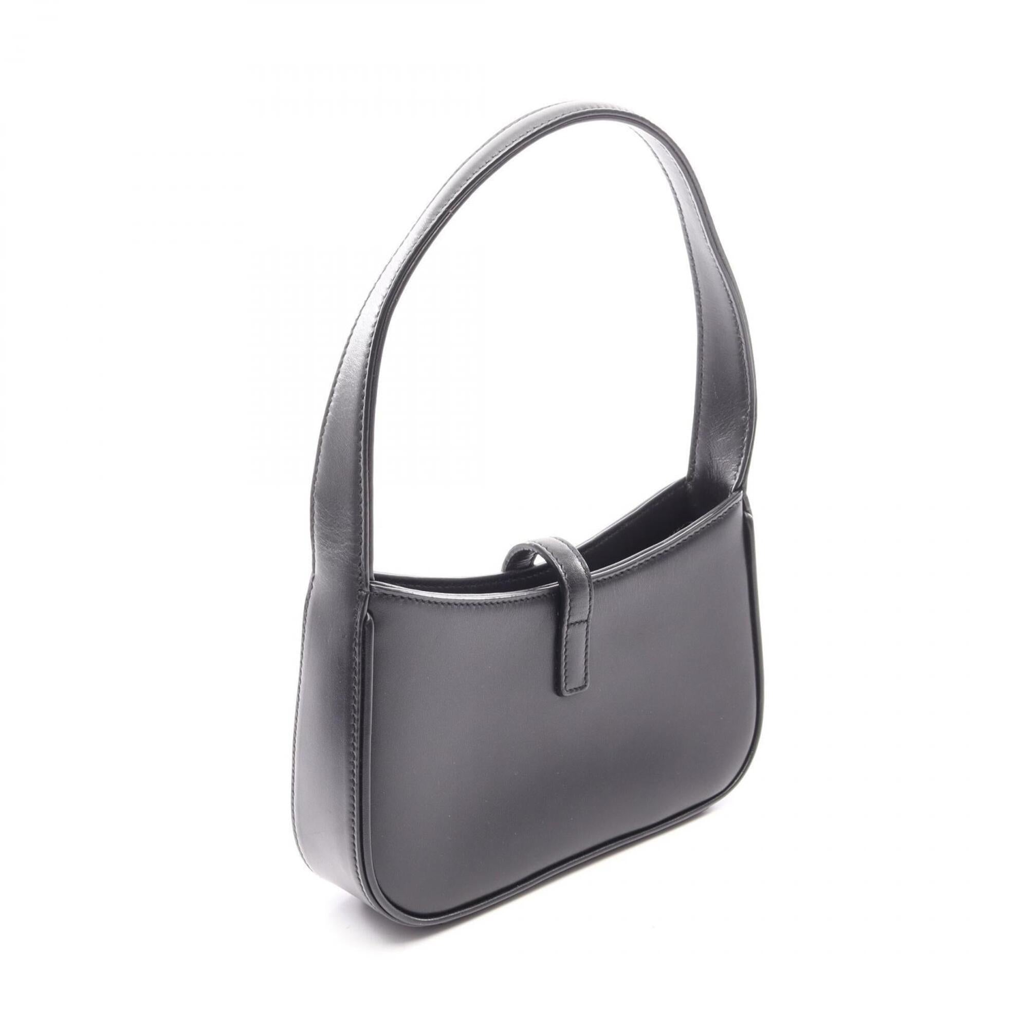 Yves Saint Laurent Black Leather Handbag (Pre-Owned)