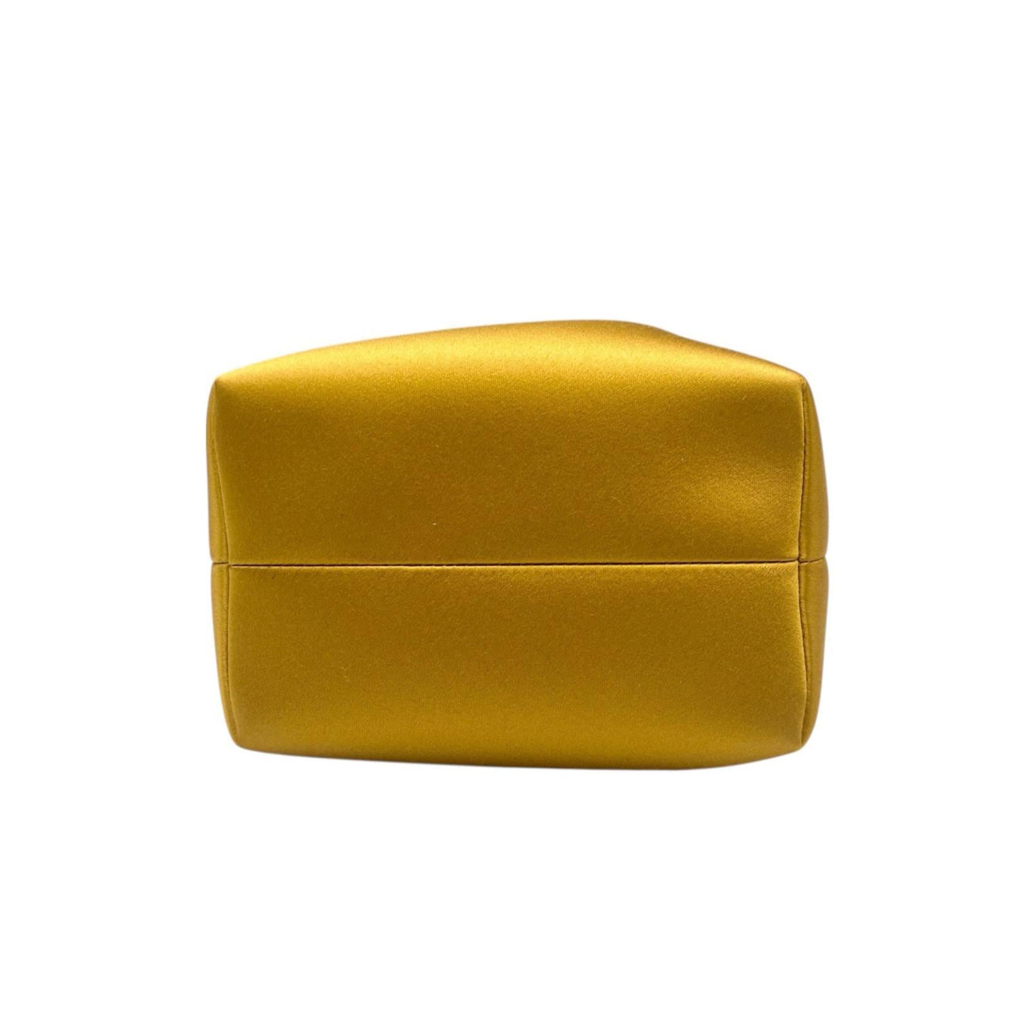 Jimmy Choo Yellow Satin Shoulder Bag (Pre-Owned)