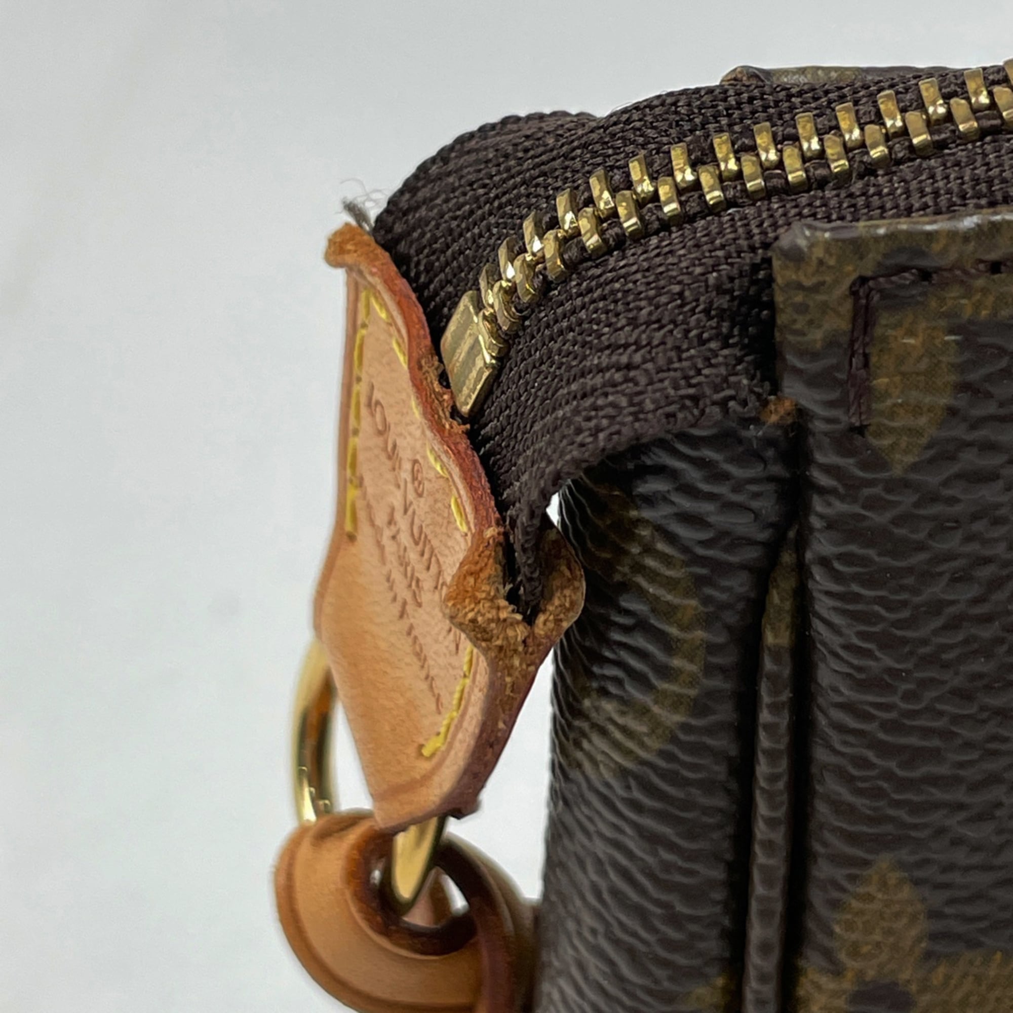 Louis Vuitton Monogram Brown Monogram Pochette Pouch (Pre-Owned)