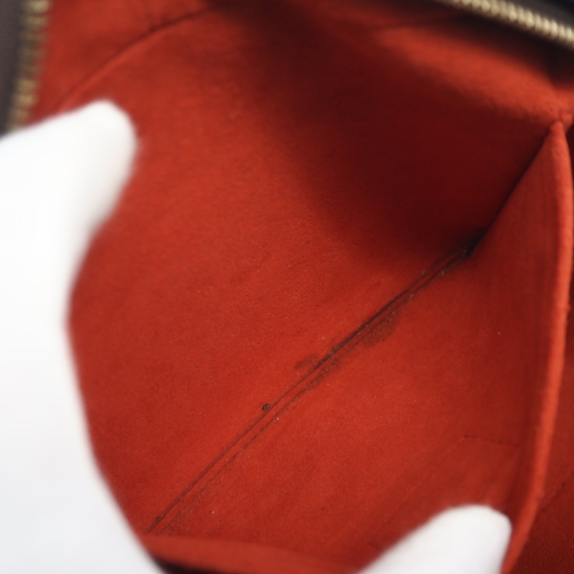 Louis Vuitton Brown Coated Canvas Leather Handbag (Pre-Owned)