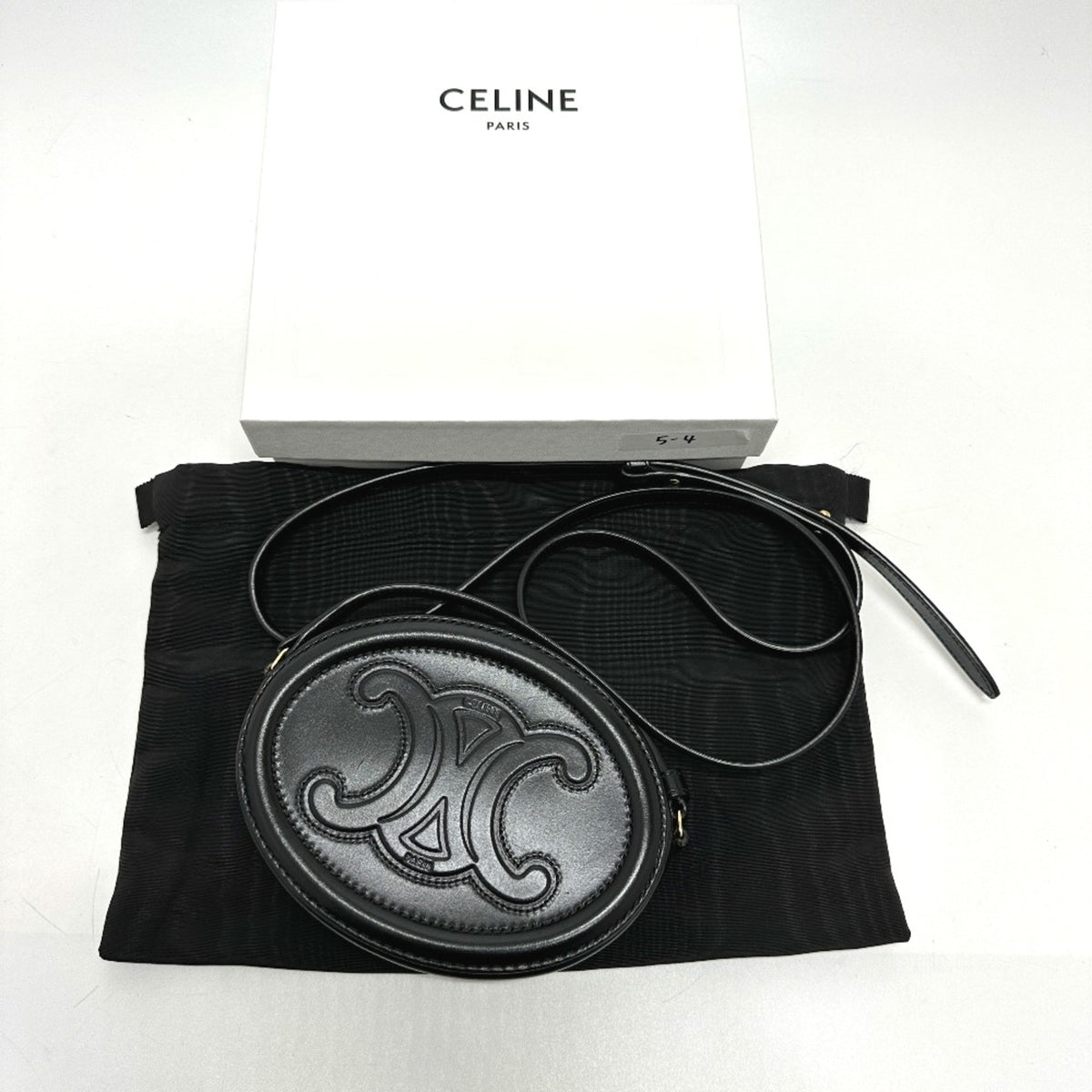 Celine Black Leather Shoulder Bag (Pre-Owned)