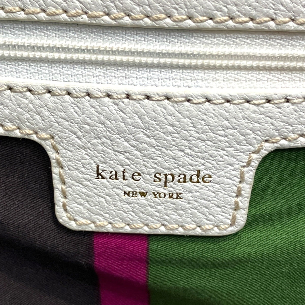 Kate Spade White Leather Handbag (Pre-Owned)