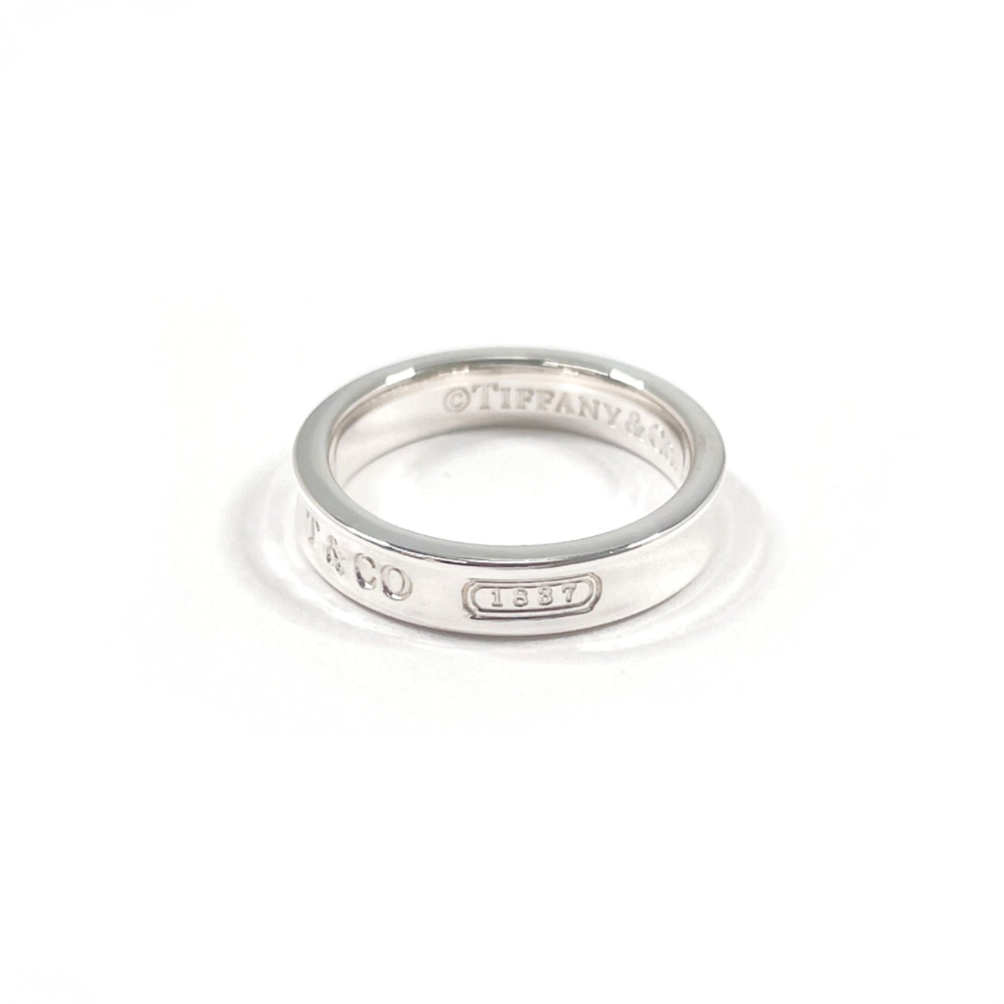 Tiffany Silver Silver 925 Band Ring (Pre-Owned)