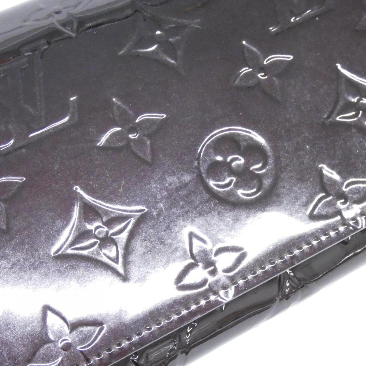 Louis Vuitton Vernis Amarante Leather Chain/Shoulder Wallet (Pre-Owned)