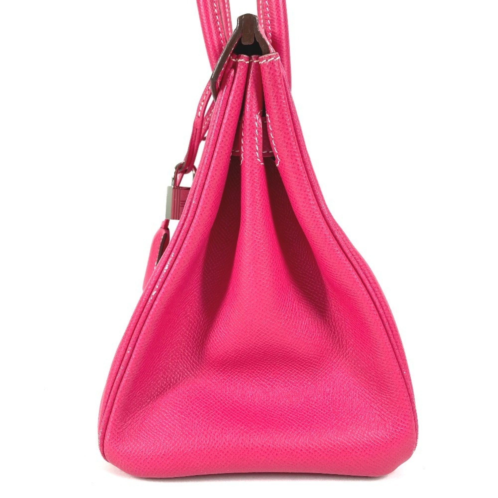 Hermes Pink Rose Tyrien Epsom Leather Handbag Tote Bag (Pre-Owned)