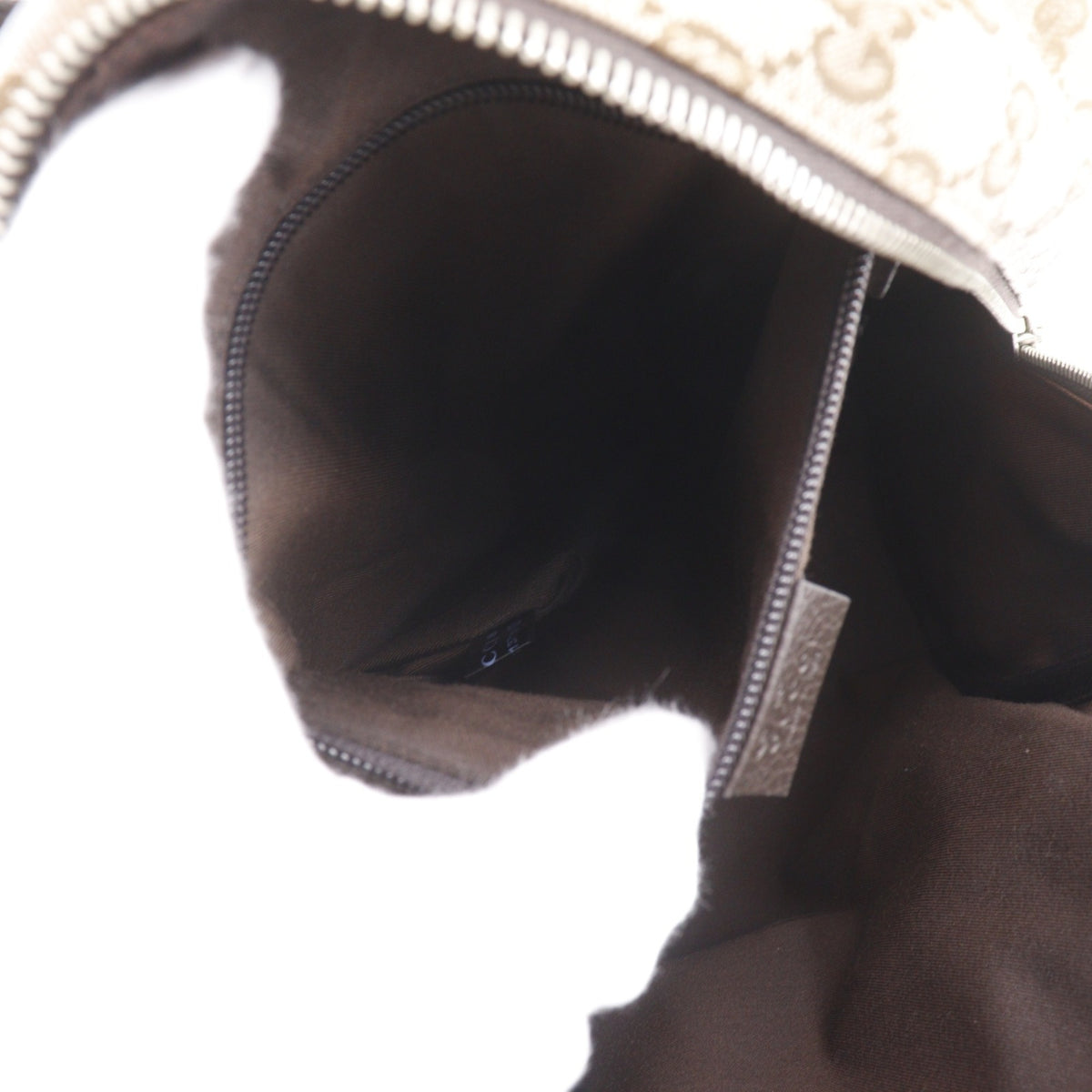 Gucci Gg Canvas Brown Gg Canvas Backpack (Pre-Owned)