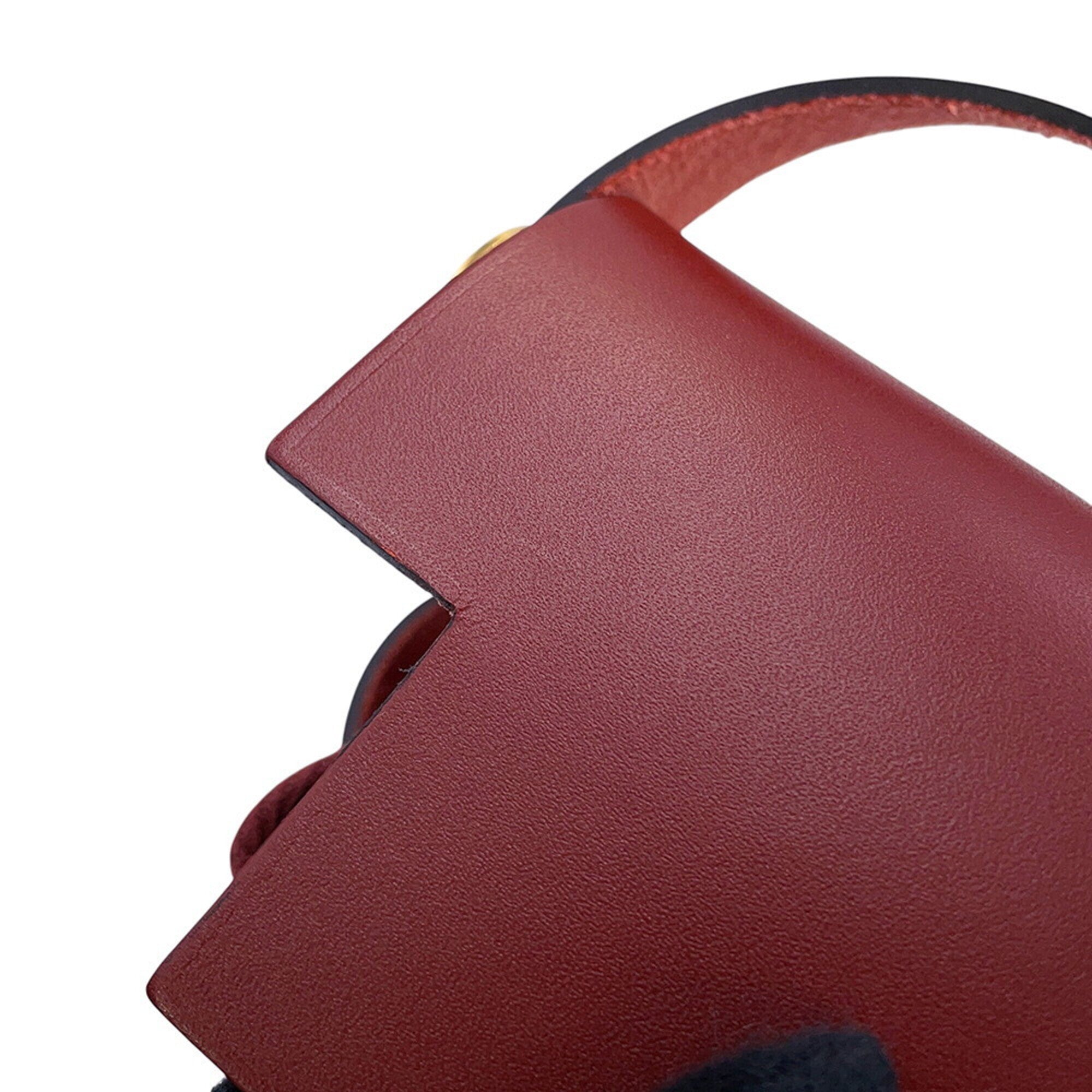 Hermes Kara Rouge H Handbag Shoulder Bag (Pre-Owned)