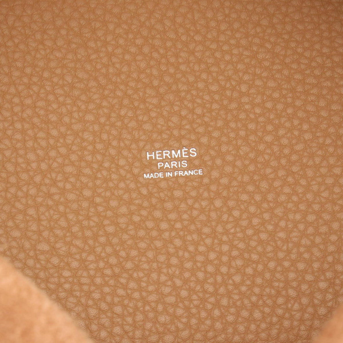 Hermes Brown Taurillon Clemence Leather Leather Handbag (Pre-Owned)