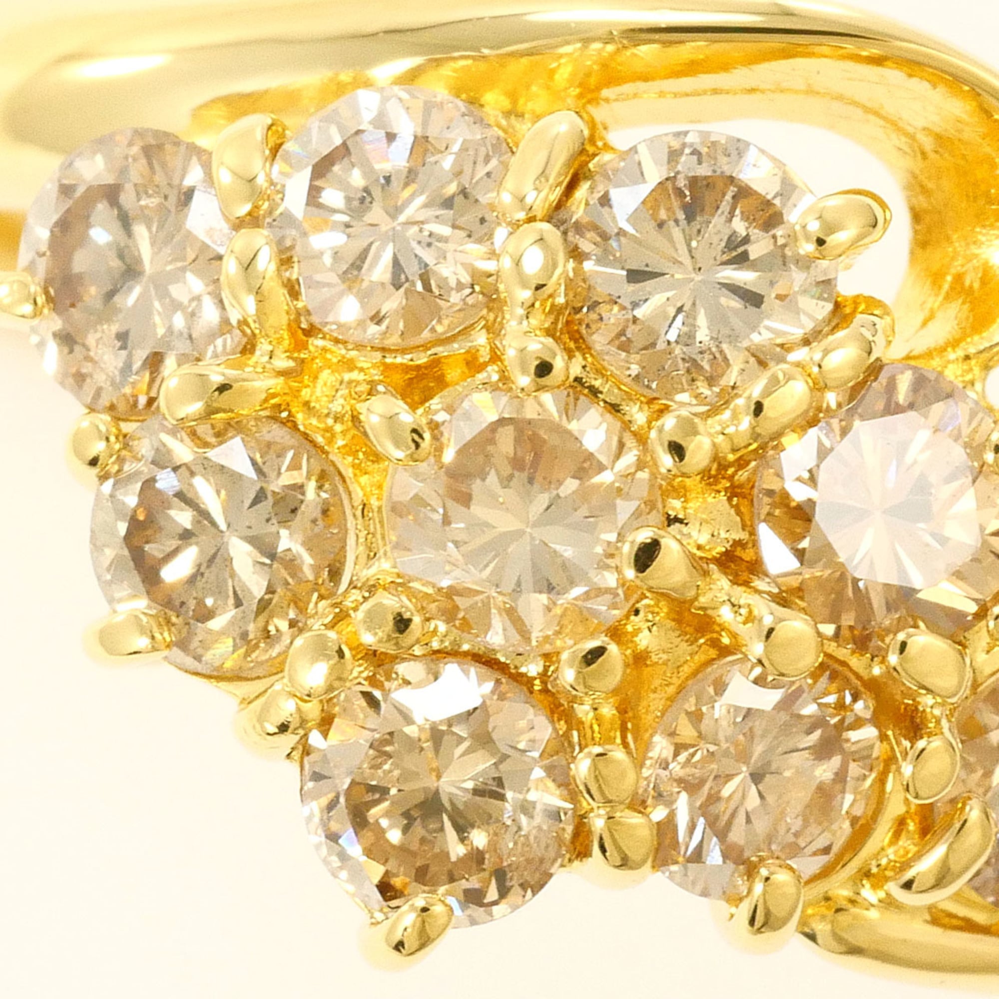 Unbranded Brown Yellow Gold Yellow Gold (18K) Band Ring (Pre-Owned)