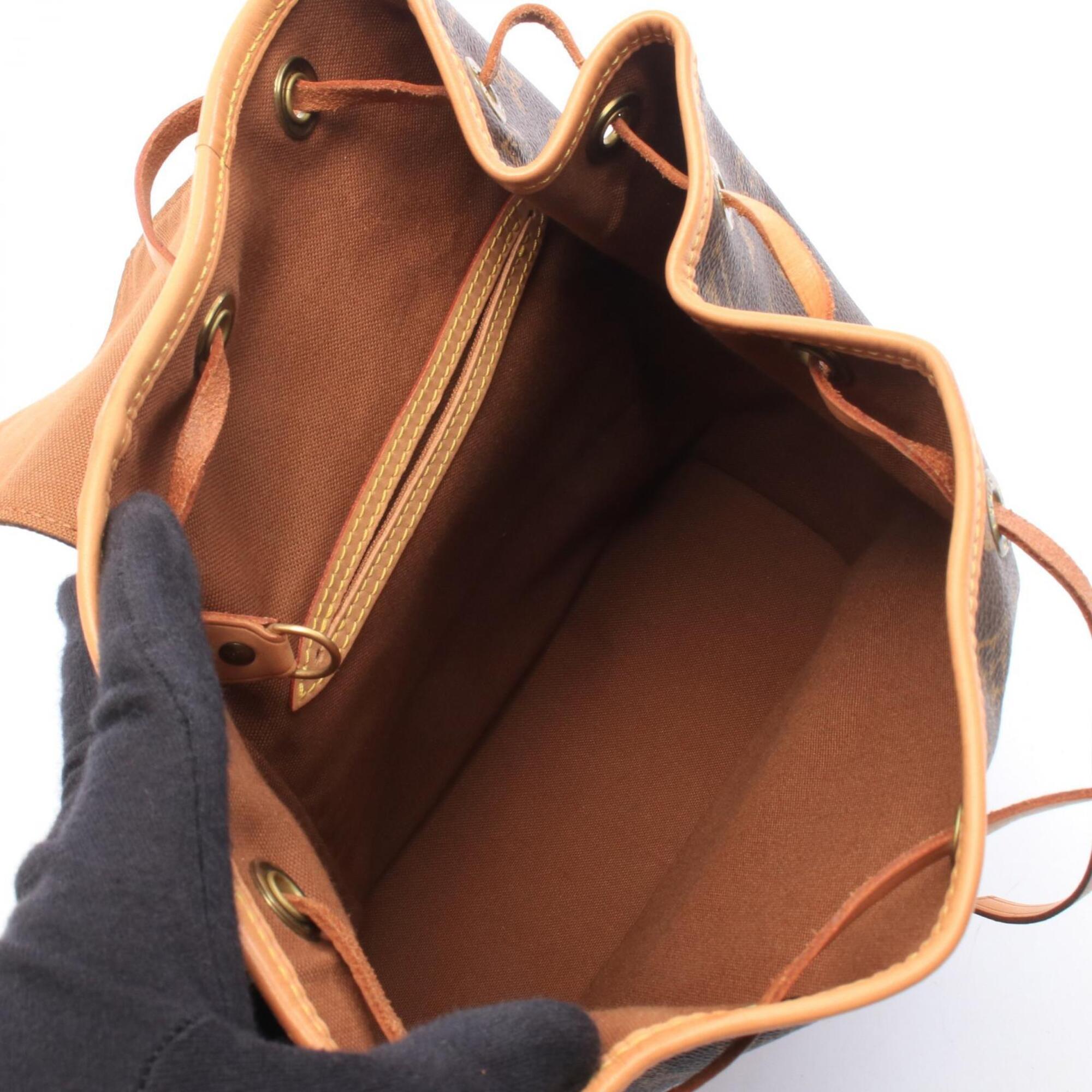 Louis Vuitton Brown Monogram Monogram Leather Backpack (Pre-Owned)