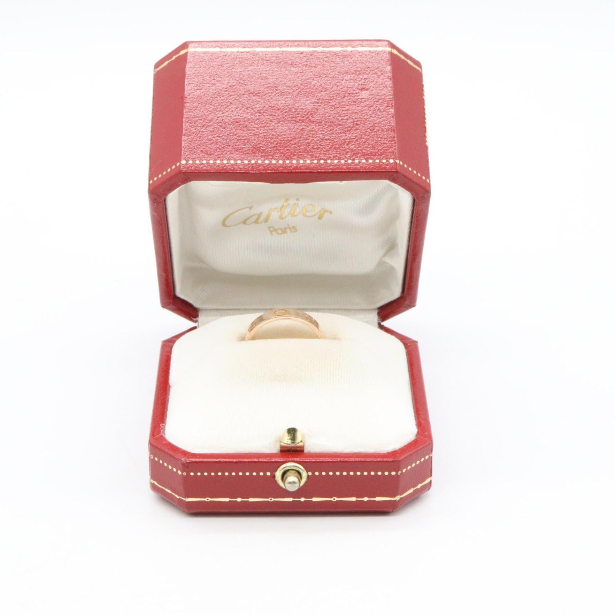 Cartier Gold Pink Gold (18K) Band Ring (Pre-Owned)