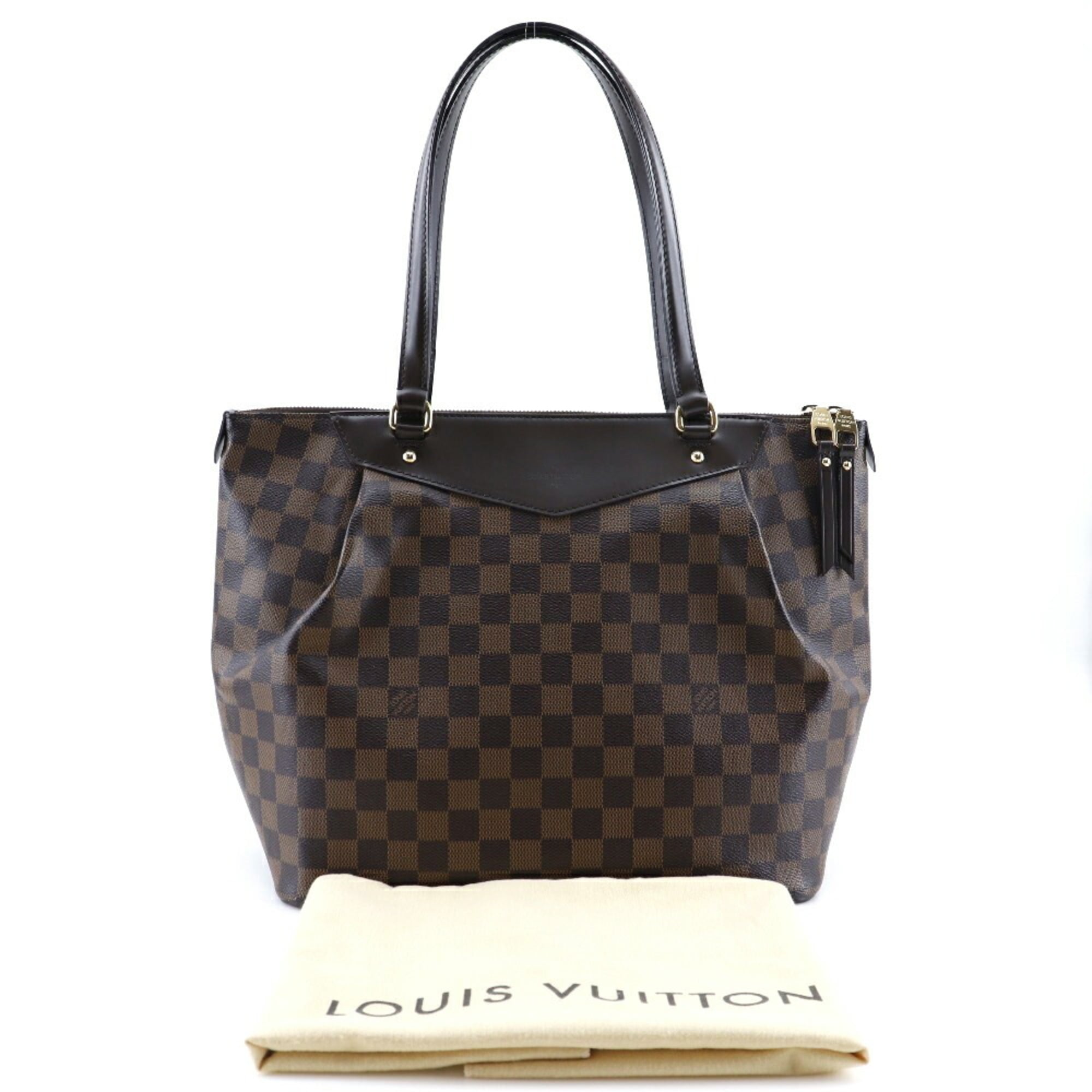 Louis Vuitton Brown Damier Canvas Tote Bag (Pre-Owned)