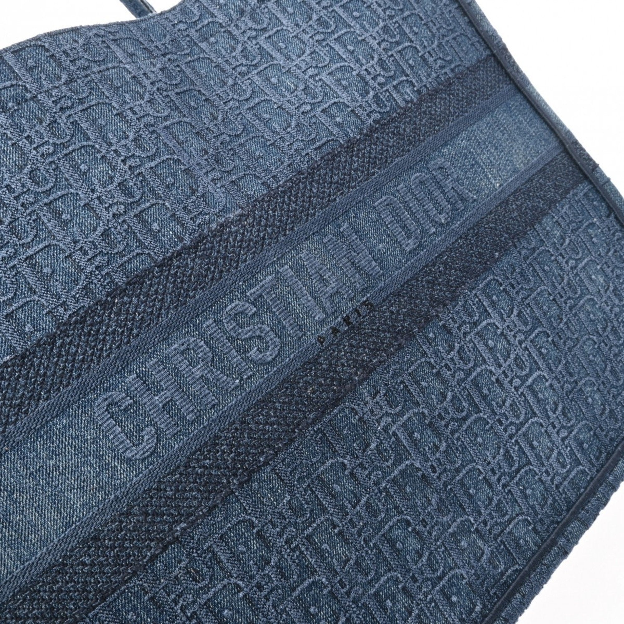 Christian Dior Blue Denim Handbag (Pre-Owned)