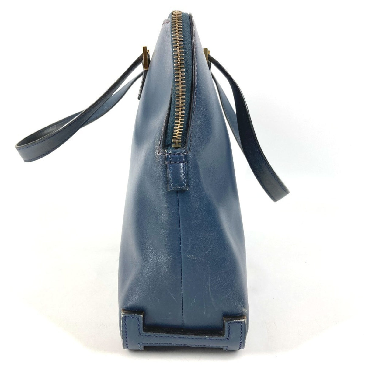 Hermes Escapada Navy Leather Briefcase (Pre-Owned)