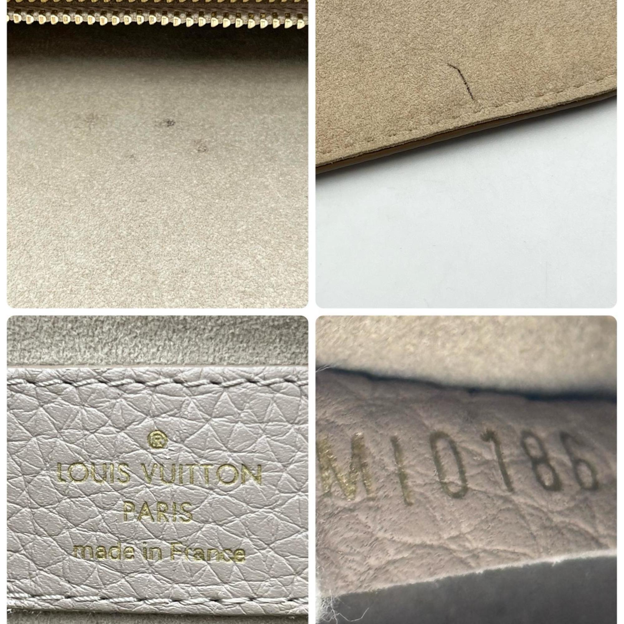 Louis Vuitton Beige Leather Shoulder Bag (Pre-Owned)