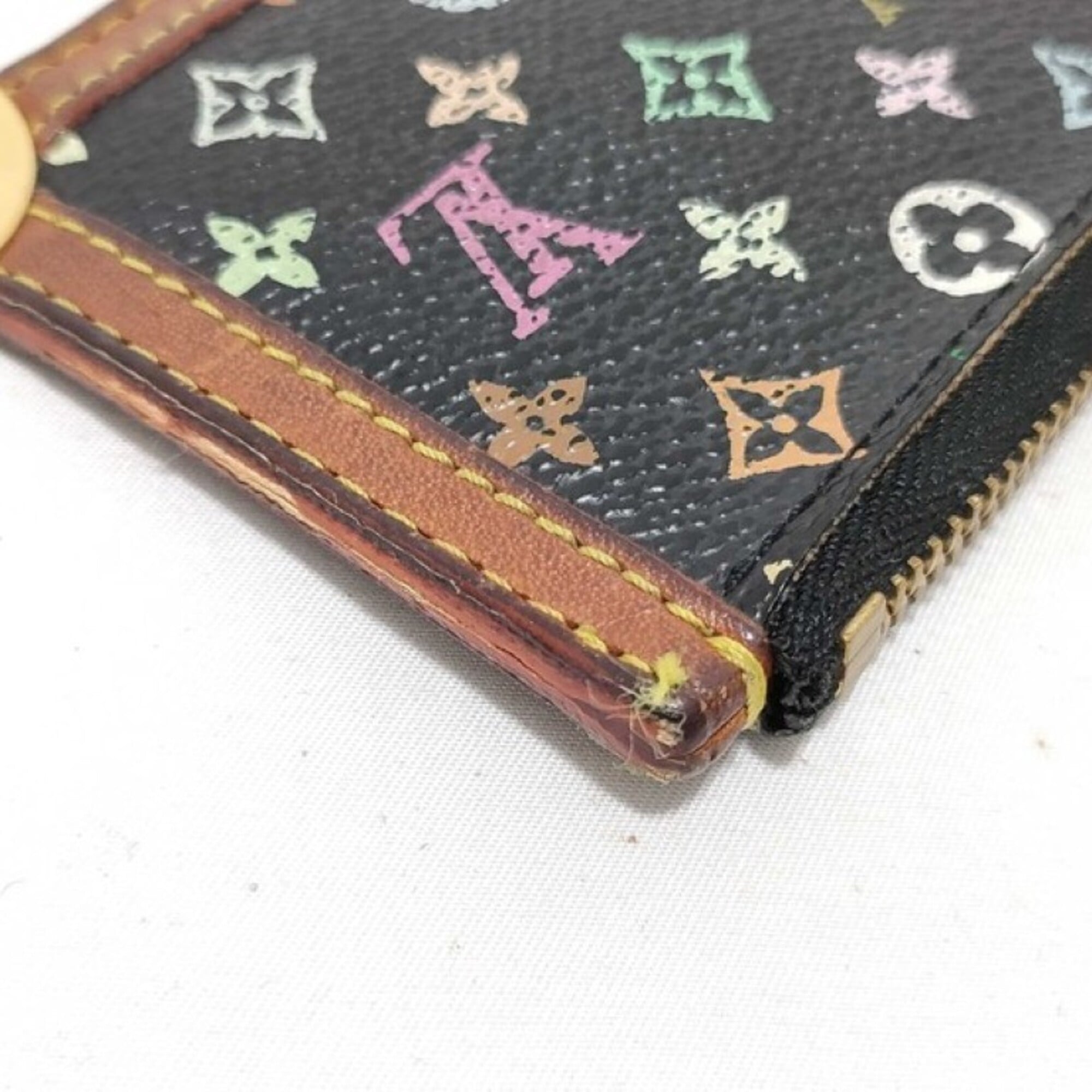 Louis Vuitton Black Galle Grenade Monogram Multi-Color Monogram Multicolore Coin Purse/Coin Case (Pre-Owned)