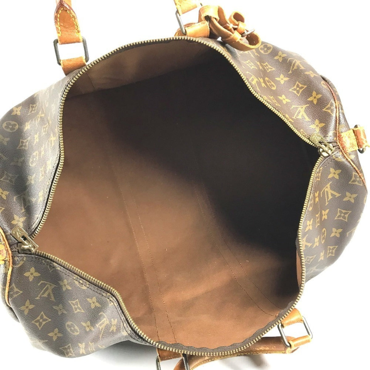 Louis Vuitton Brown Monogram Canvas Boston Bag Handbag (Pre-Owned)