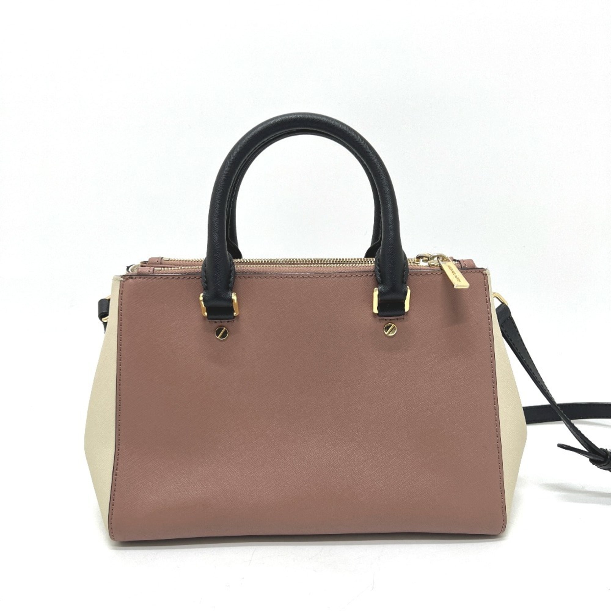Michael Kors Black White Pvc Handbag (Pre-Owned)