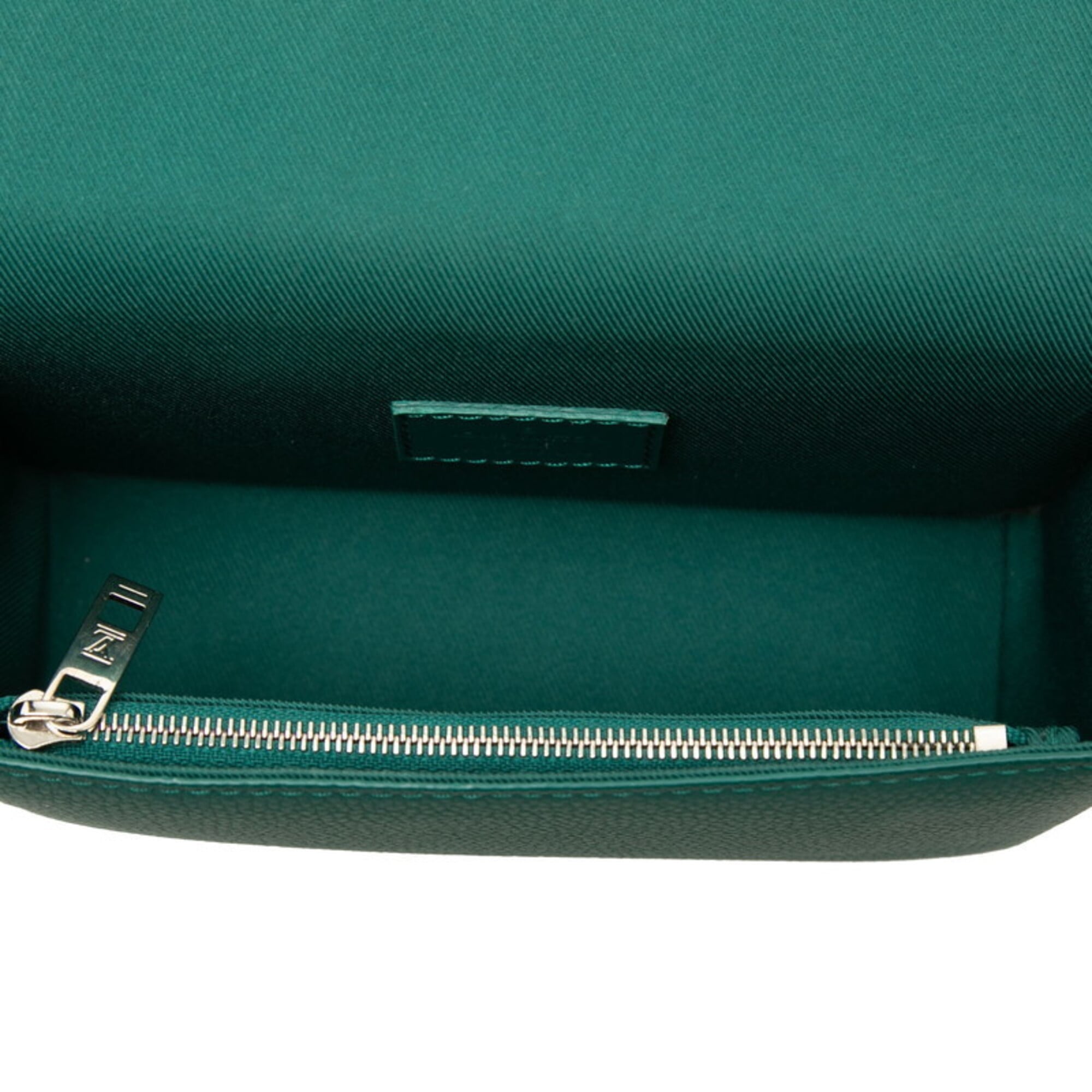 Louis Vuitton Green Leather Shoulder Bag (Pre-Owned)