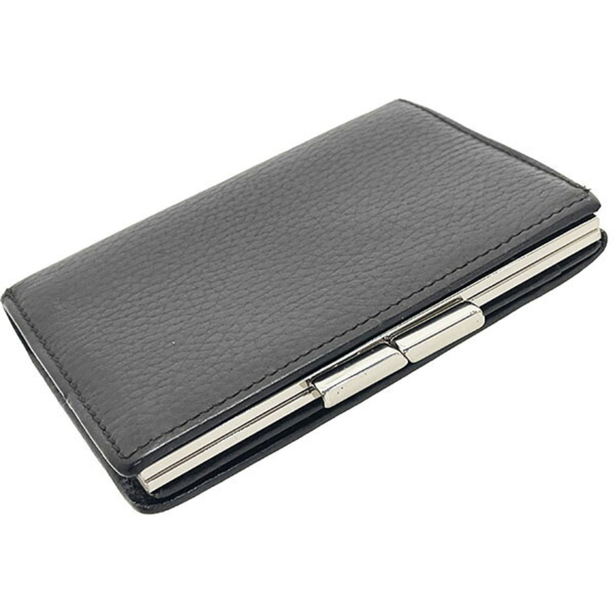 Burberry Dark Brown Leather Wallet (Bi-Fold) (Pre-Owned)