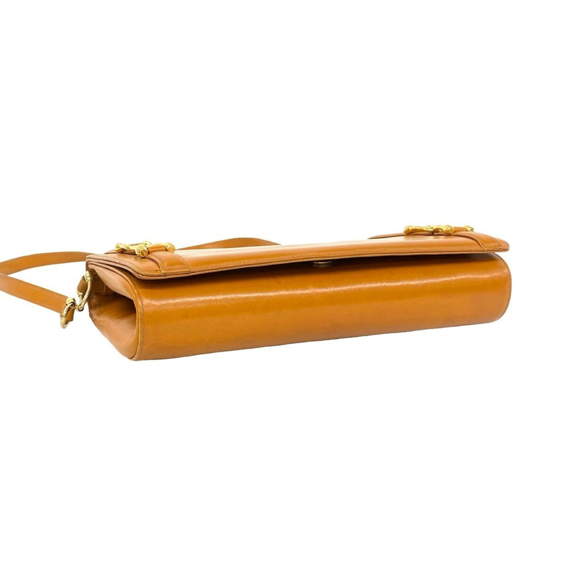 Gucci Brown Leather Shoulder Bag (Pre-Owned)