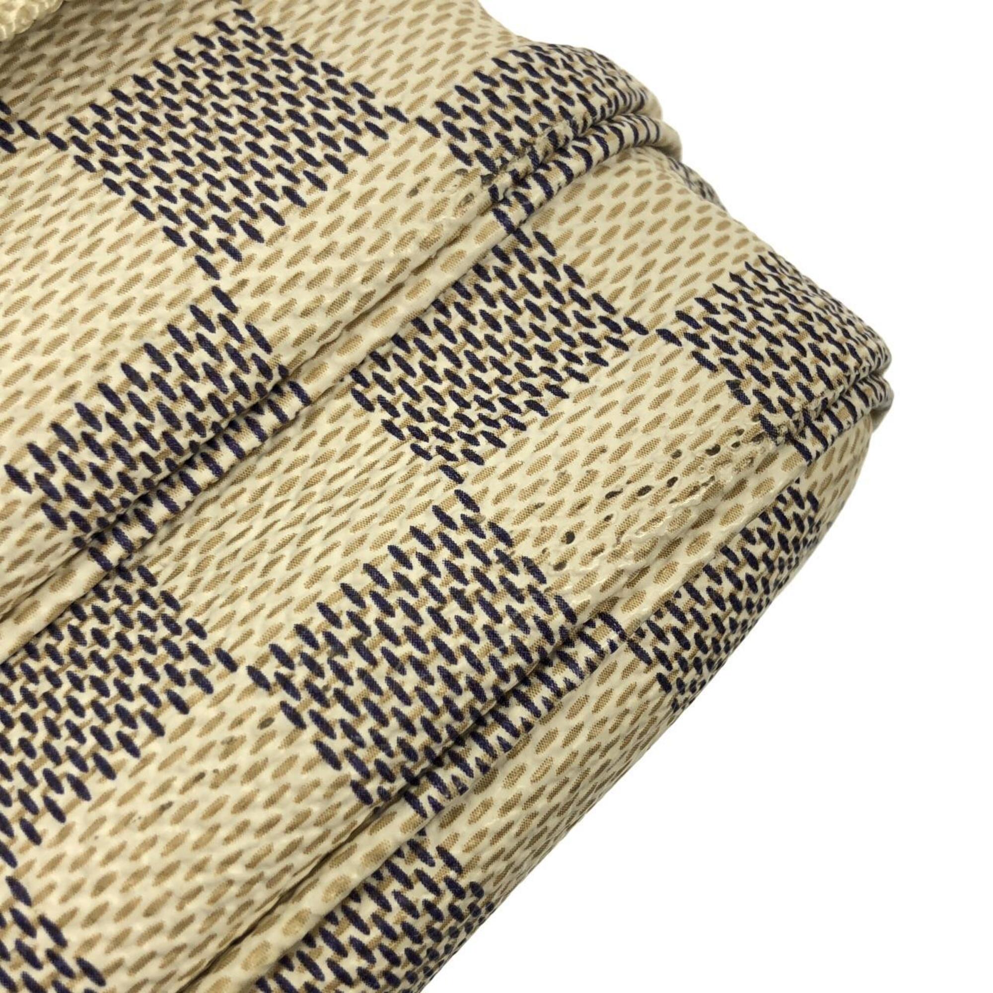 Louis Vuitton Azur Gold White Coated Canvas Shoulder Bag (Pre-Owned)