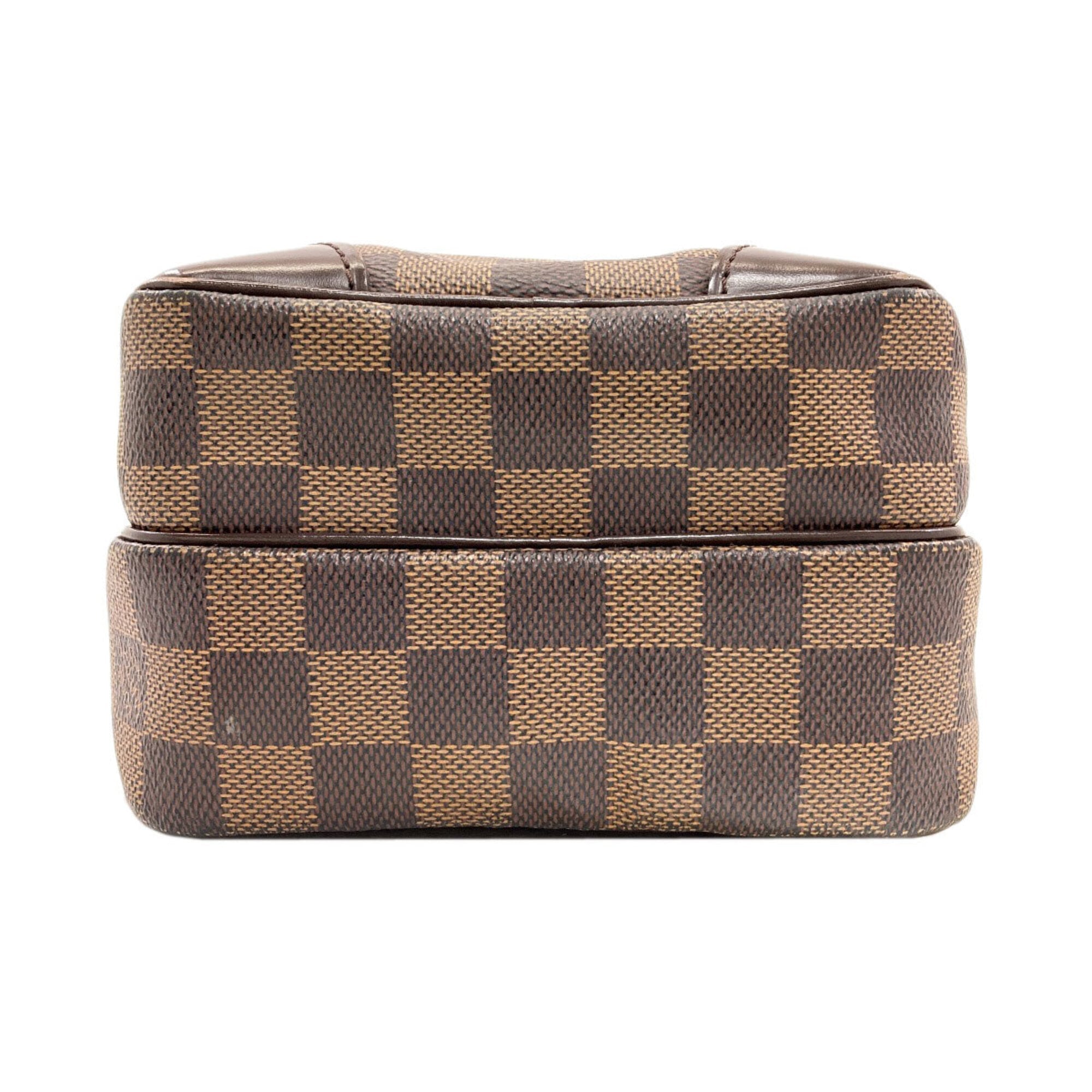 Louis Vuitton Damier Canvas Ebene Damier Canvas Shoulder Bag (Pre-Owned)