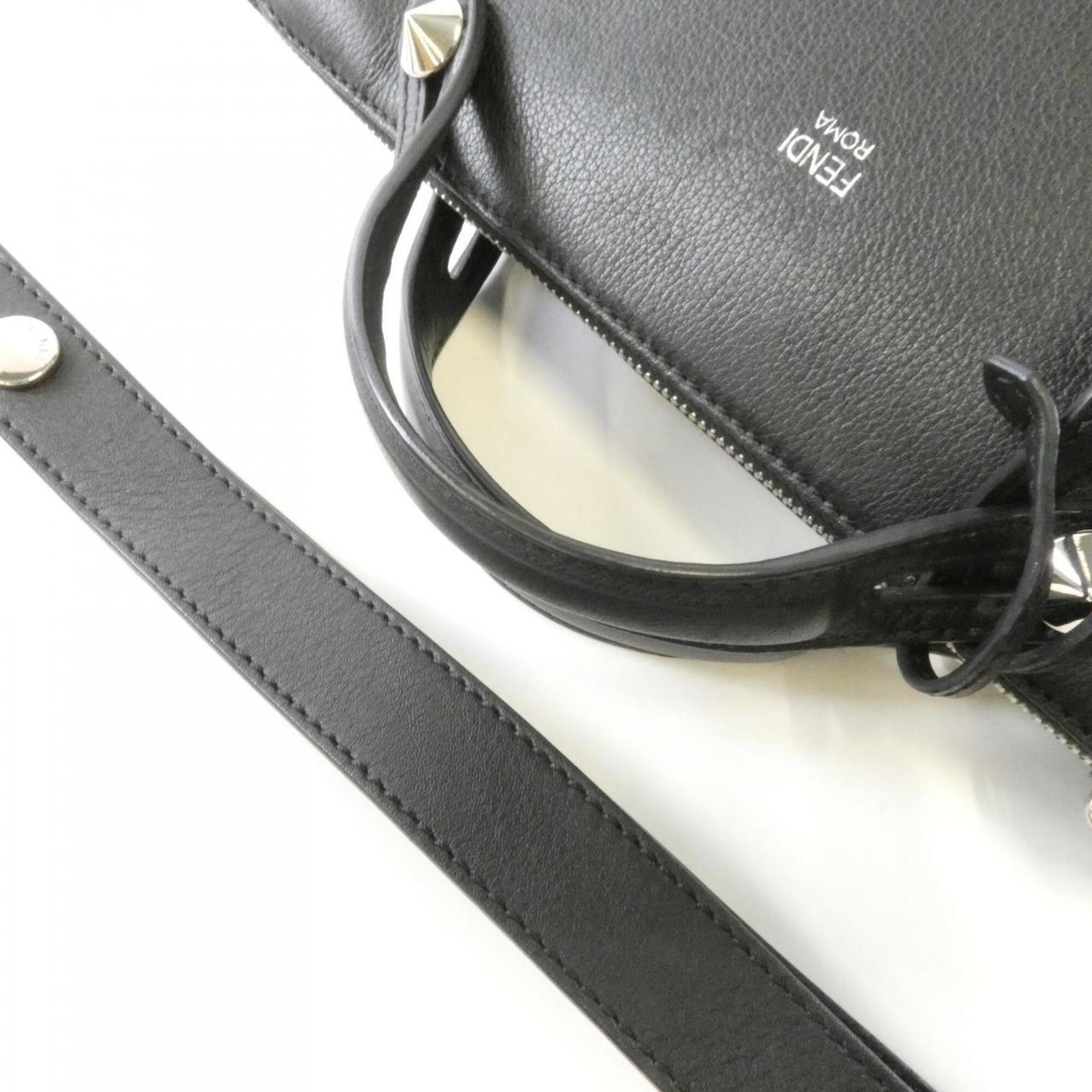 Fendi Black Leather Handbag (Pre-Owned)