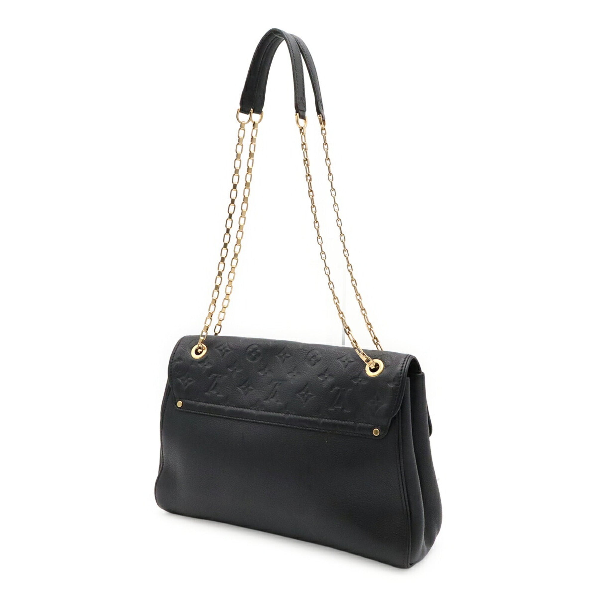 Louis Vuitton Black Noir Monogram Empreinte Shoulder Bag (Pre-Owned)