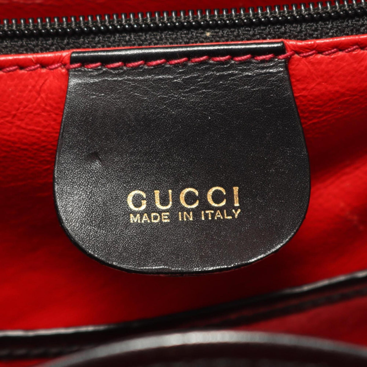 Gucci Black Leather Handbag (Pre-Owned)