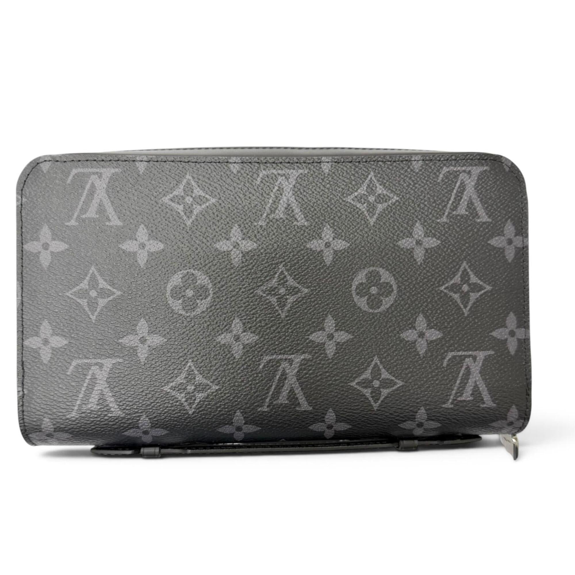 Louis Vuitton Black Monogram Eclipse Long Wallet (Bi-Fold) (Pre-Owned)