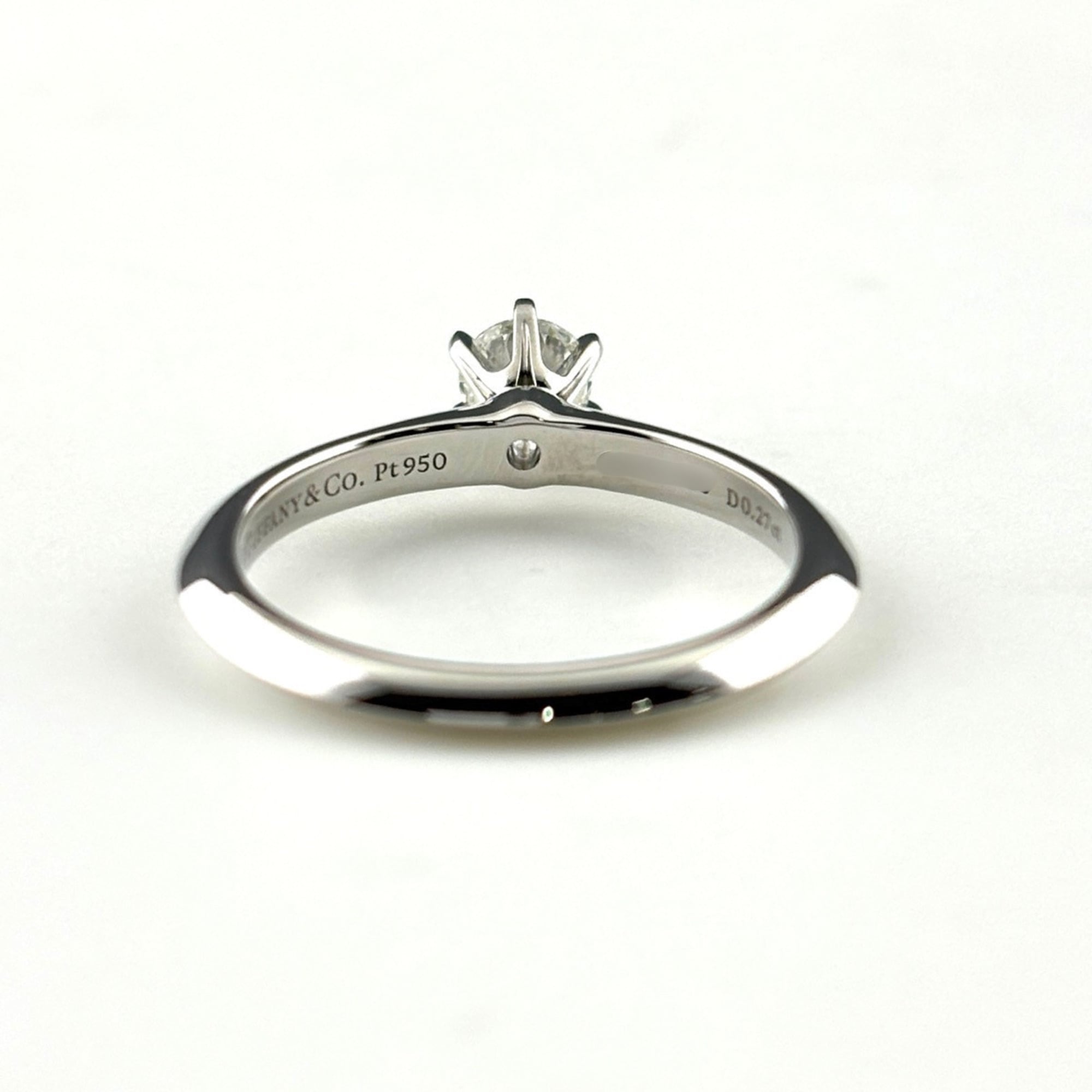Tiffany Platinum 950 Band Ring (Pre-Owned)