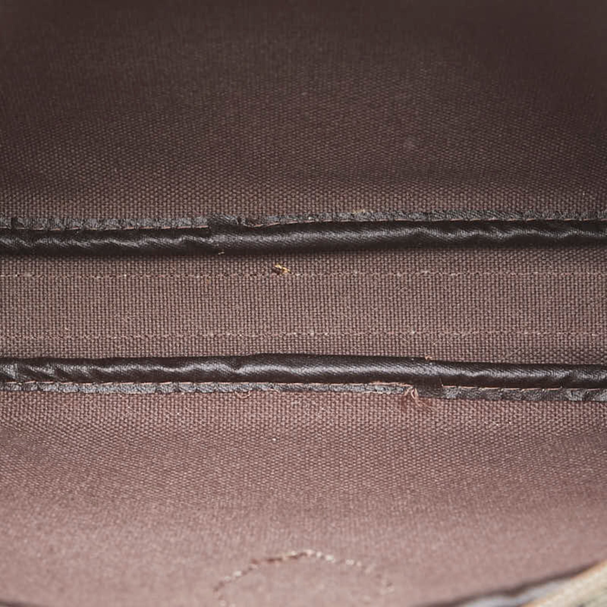 Saint Laurent Beige Brown Leather Clutch Bag (Pre-Owned)