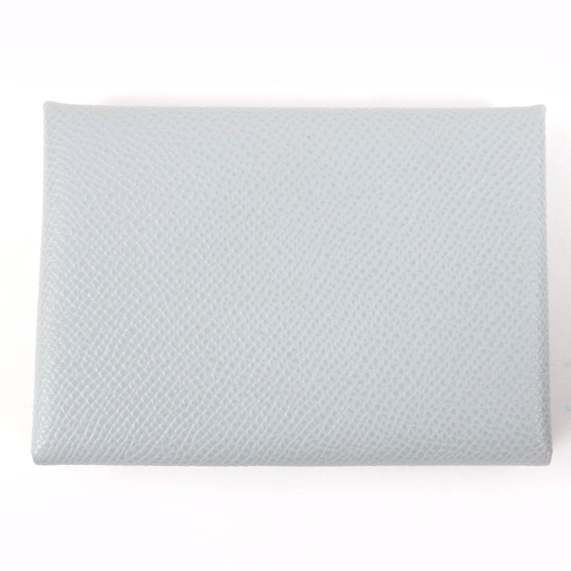 Hermes Sellier Blue Gray Epsom Leather Coin Purse/Coin Case (Pre-Owned)
