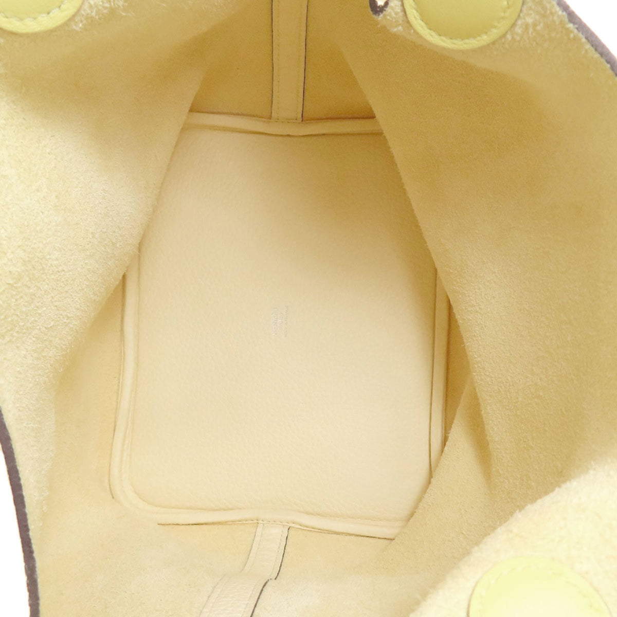 Hermes Picotin Ivory Taurillon Clemence Leather Handbag (Pre-Owned)
