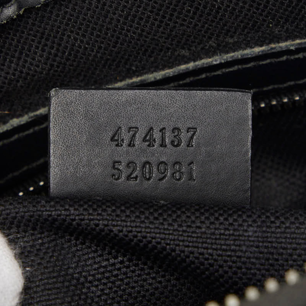 Gucci Black Pvc Leather Shoulder Bag (Pre-Owned)
