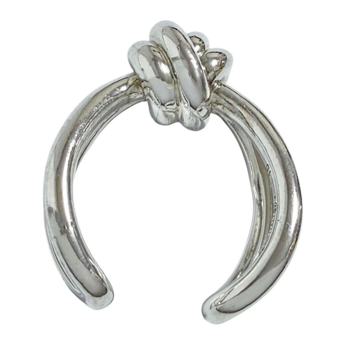 Bottega Veneta Silver Silver 925 Band Ring (Pre-Owned)